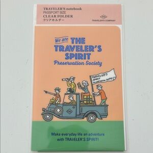 Traveler’s Company travelers notebook passport clear folder 2026